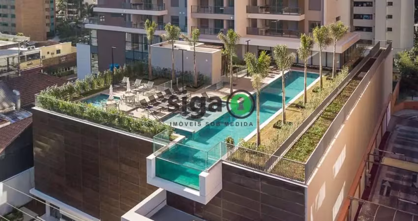 Apto em moema para locação e venda com 2 dorms sendo 1 suite, 1 vaga mobiliado