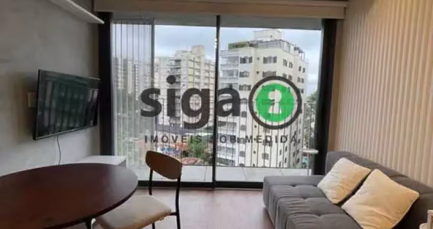 Lindo apto  mobiliado com 1suite, 45m, 1 vaga, na vila madalena. oportunidade!