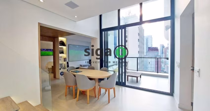 Apartamento totalmente mobiliado e novo no melhor da Vila Olímpia