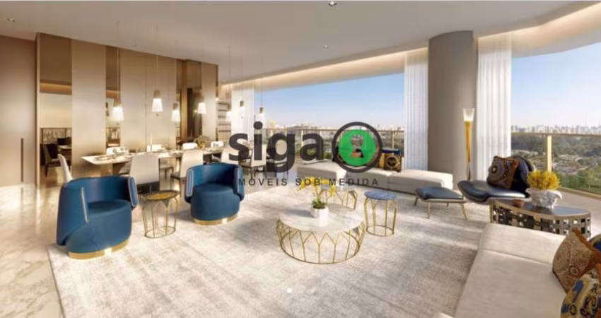 Apartamento a venda em Moema com 3 quartos / 3 suítes