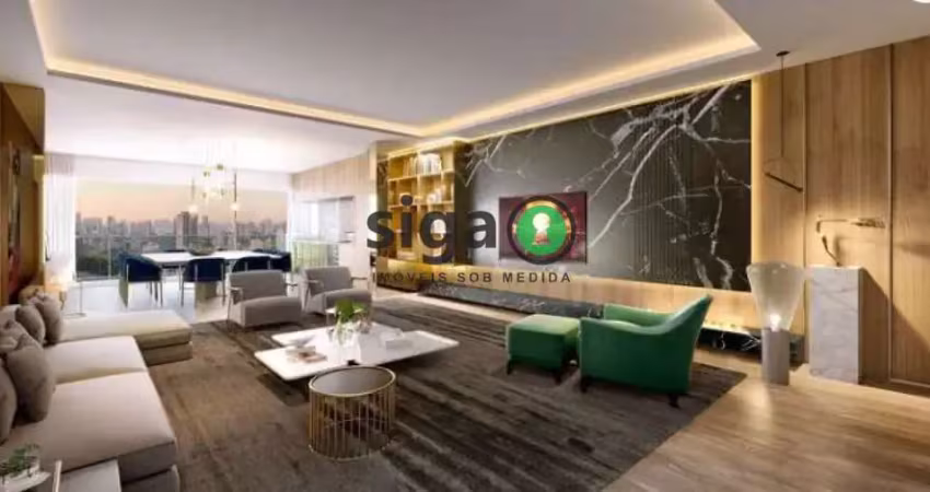 Apartamento para venda no brooklin 03 suítes, são paulo - sp