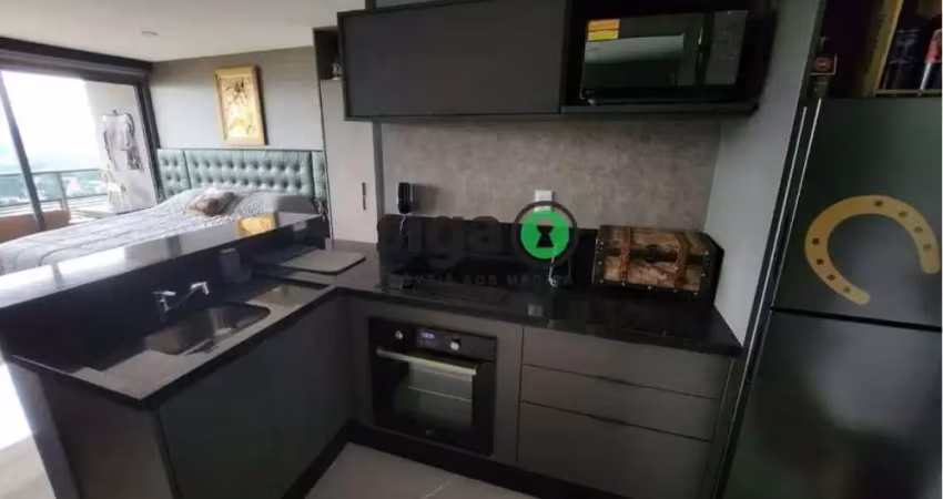 Lindo studio a venda ,mobiliado em pinheiros, com 38m², 1 quarto e 1 vaga