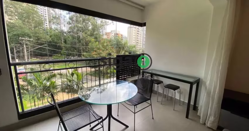 Locação na vila suzana (morumbi) apartamento mobiliado com 1 quarto e uma vaga