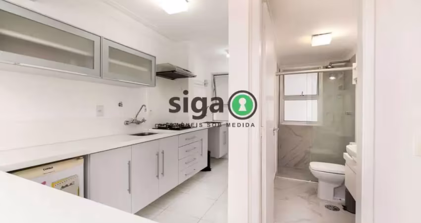 Apartamento com 1 quarto, 1 banheiro e 1 vaga, com 45m²