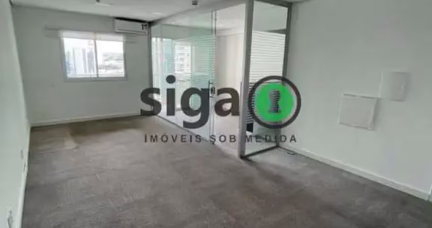 Sala comercial para locaçâo no brooklin com 45m², sem mobilia