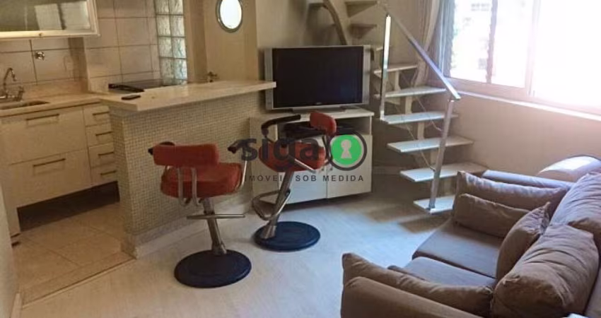 Apartamento duplex 1 quarto,  1 vaga de garagem á venda e Locação Vila Nova Conceição