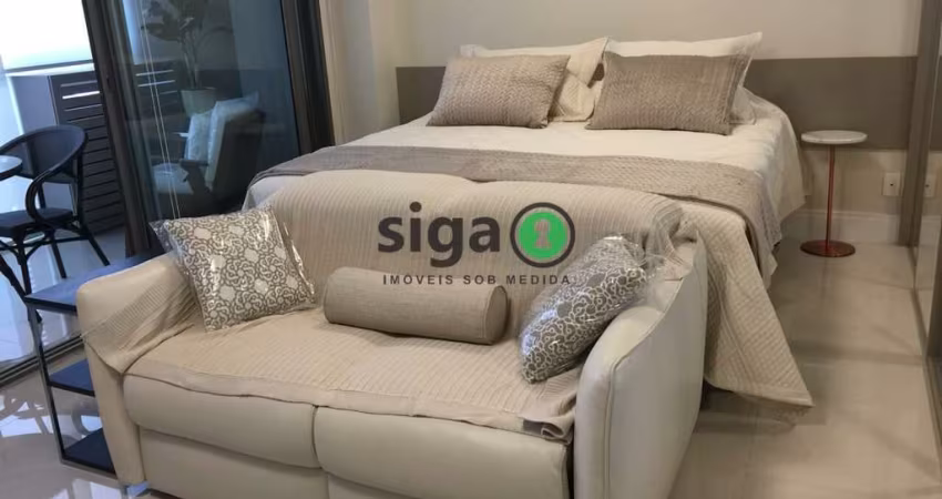 Apartamento com 49m², 1 quarto, 1 banheiro, 1 vaga para Venda no Brooklin, MOBILIADO