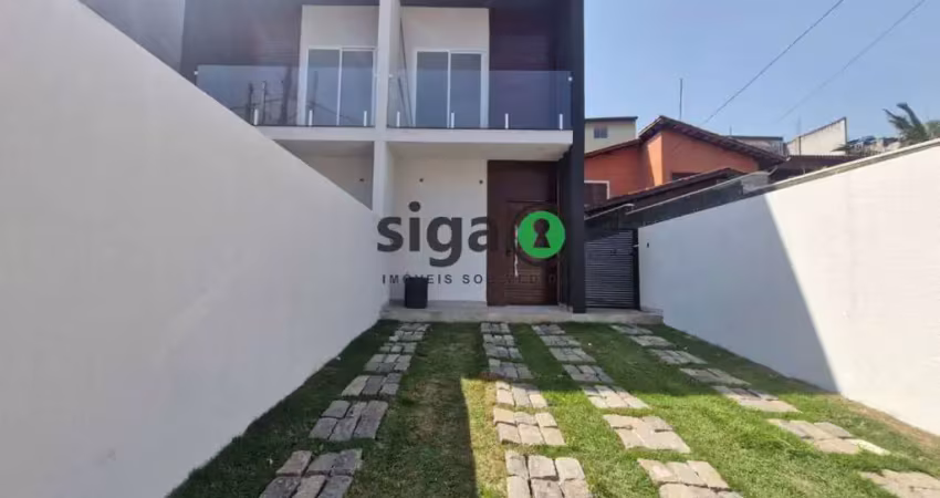 Casa nova103 metros 3 dormitórios , 1 suíte, 2 vagas em condomínio no taboão da serra