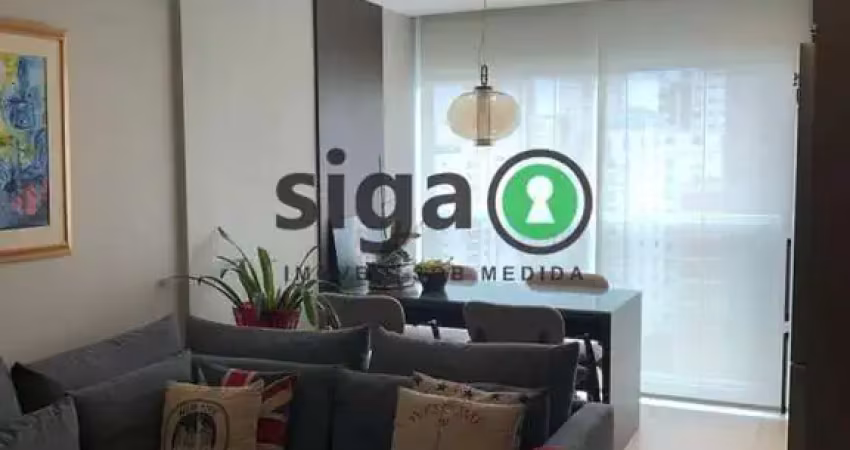 Apartamento á venda 37m² com 1 dormitório sendo suíte, localizado no brooklin/sp