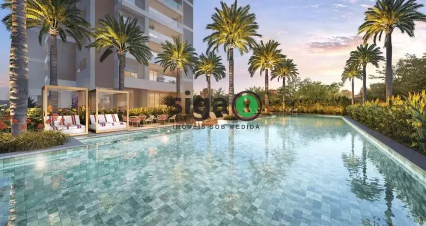 Apartamento á venda 138m² com 2 vagas localizado no brooklin/sp