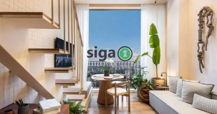 Apartamento studio para venda na vila madalena pé direito 3,7m, são paulo - sp