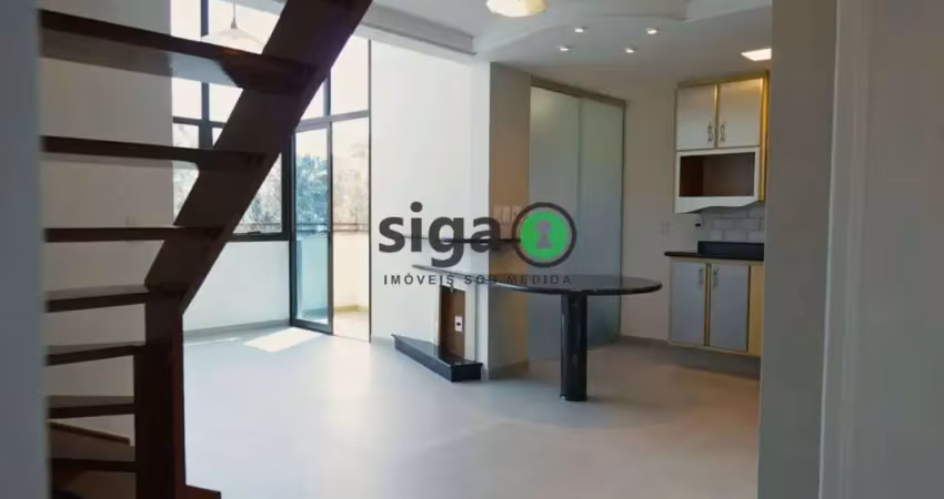 Apartamento Duplex á venda no Panamby, 1 dormitório e 2 vagas e deposito