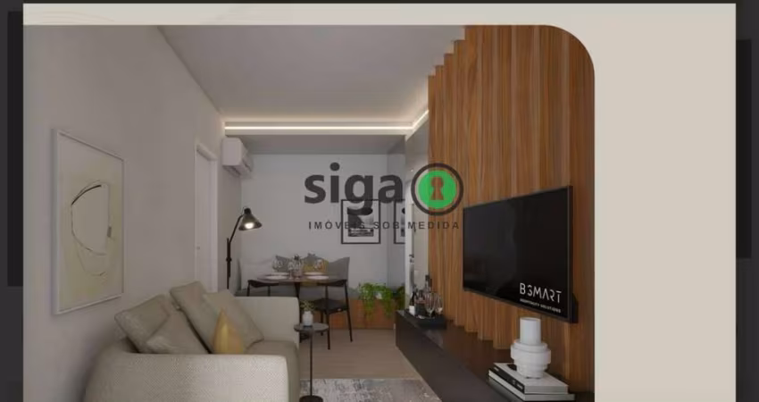 Apartamento Residencial em Jardim América à Venda, Mobiliado 1 suite sem vaga com 38,92m²