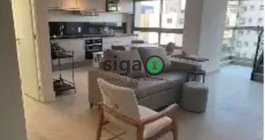 Apto Duplex com 85m², no Jardim Paulista, com 1 suite, lavabo, 2 vagas, Mobiliado para Locação