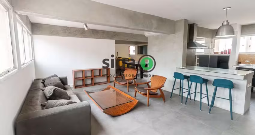 Apto com 125m², no Itaim Bibi, com 2 suites, 1 vaga MOBILIADO para Locação