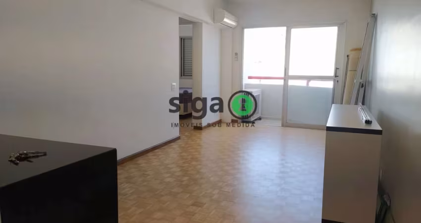 Apartamento para locação com 66 metros, 1 Dormitório,  1 Vaga
