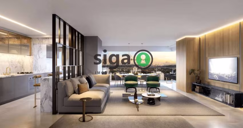 Apartamento à venda no Brooklin 110,23m² 3 quartos, 1 suítes, varanda com churrasqueira, 2 vagas