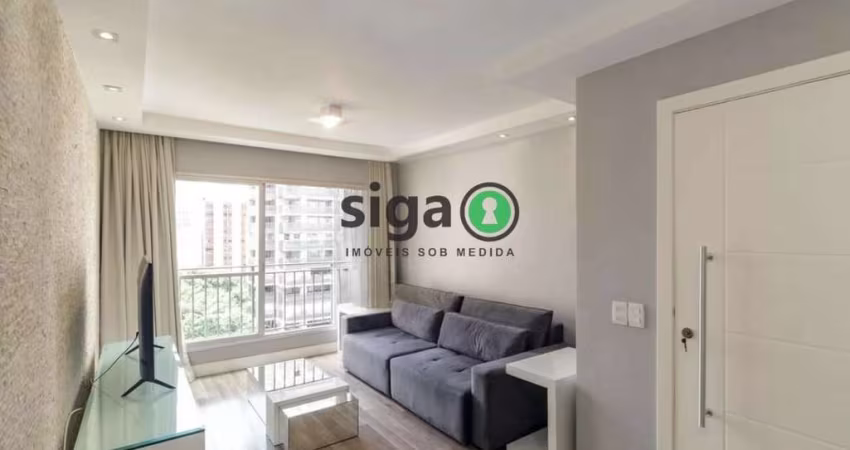 APARTAMENTO Á VENDA EM HIGIENÓPOLIS COM 90M², PORTEIRA FECHADA, 2 QUARTOS, 1 VAGA!
