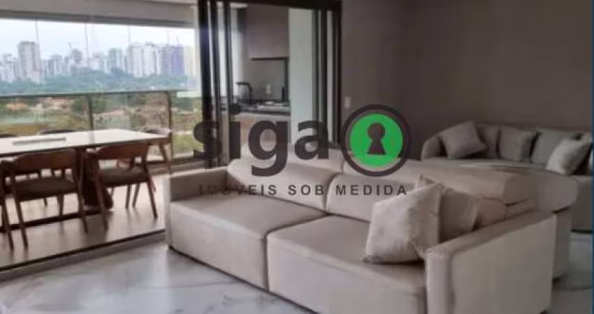Apartamento Mobiliado de Alto Padrão no Campo Belo - 3 Suítes, 135m², Pronto para Morar!