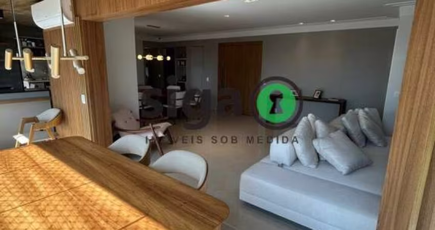 Apartamento Alto Padrão de 163m², 4 Vagas, 3 Suítes -Totalmente Mobiliado!