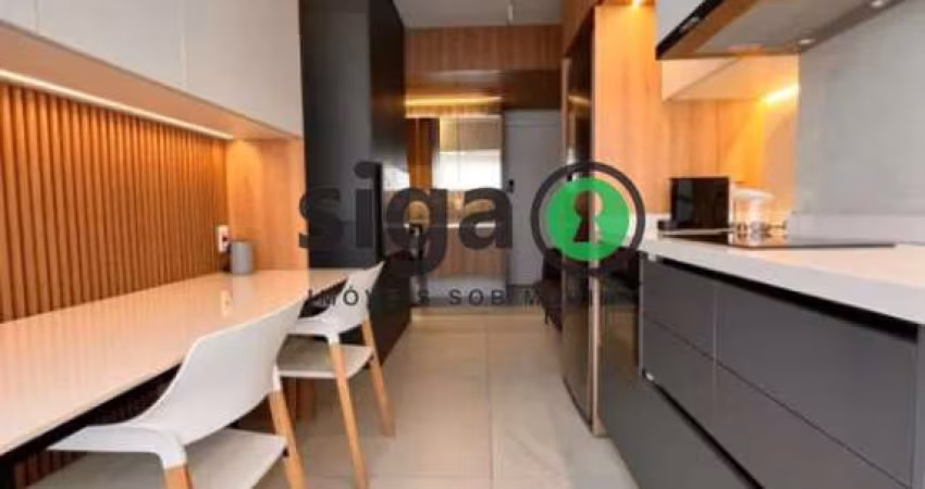 Apartamento Alto Padrão com 38m²,1 Dormitório , 2 vagas - Infraestrutura Completa!