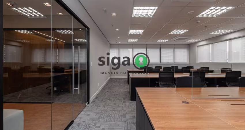 Conjunto comercial para locação 120m² localizado no Brooklin/SP