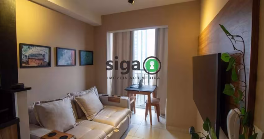 Apartamento mobiliado com suíte à Venda- 32m², 1 quarto e sem vaga!!