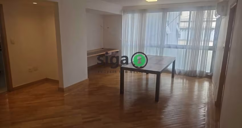 Apto para locação ou venda com 102m², 2 quartos, 2 banheiros e 1 vaga. Sem Mobilia