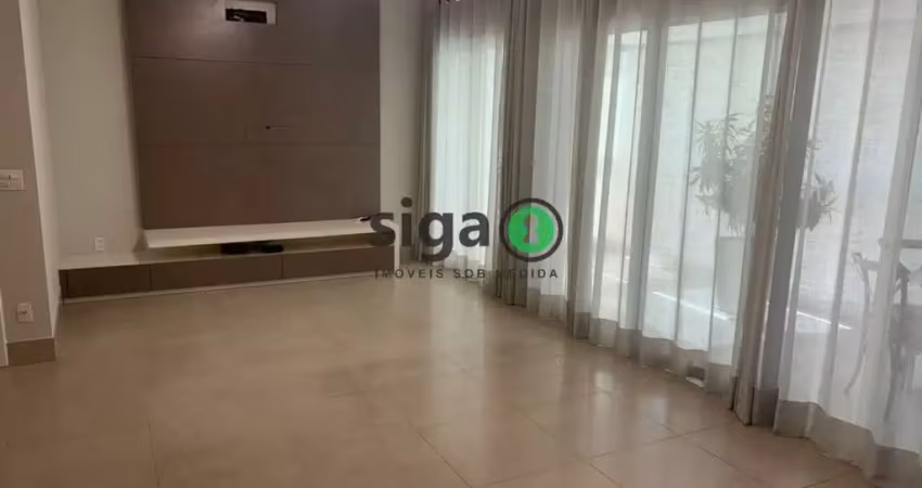 Apartamento para locação 130m² composto por 3 quartos sendo 1 suítes, 2 vagas, localizado no jar