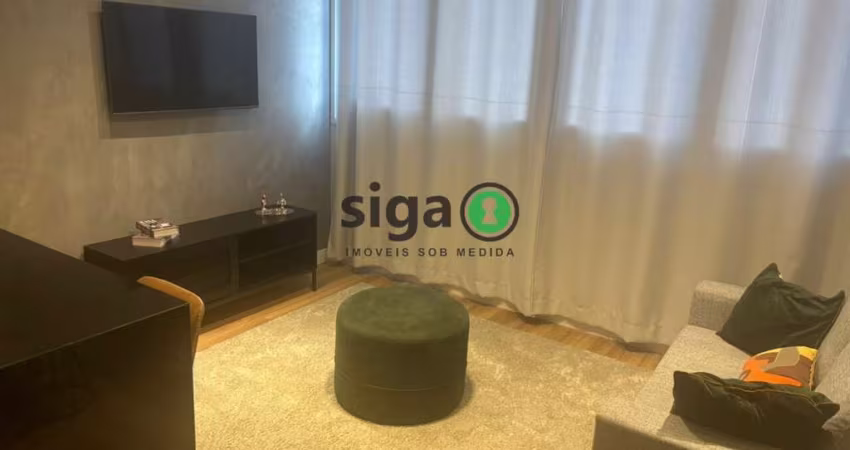 Apartamento 38m² para locação localizado na Chácara Santo Antônio, São Paulo