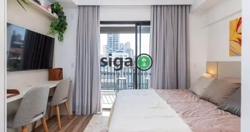 Apartamento studio mobiliado para venda no alto da boa vista, são paulo - sp