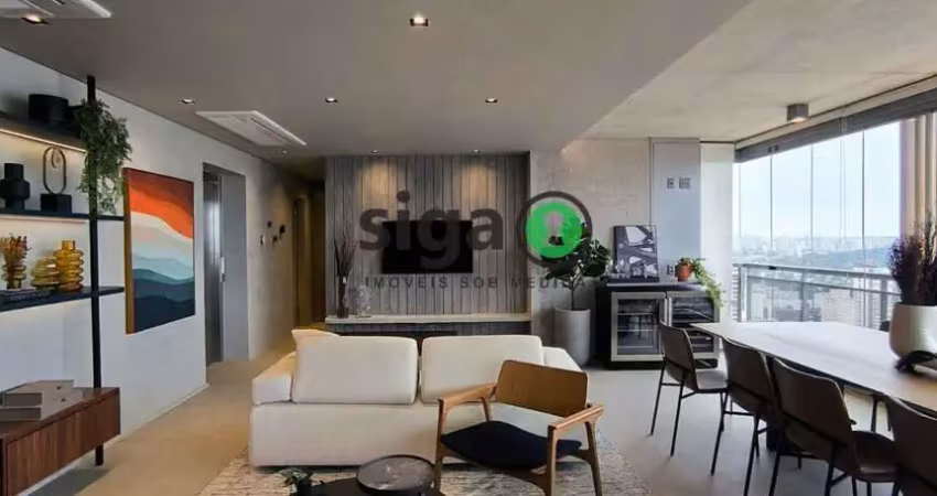 Apartamento mobiliado para venda no brooklin 03 suítes, são paulo - sp