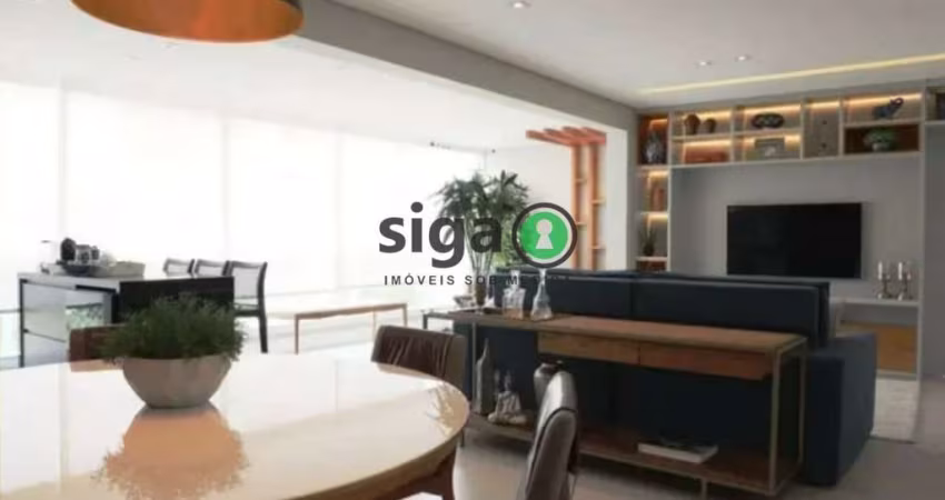 Apto à Venda na Vila Romana com 130m², 3 suites, 3 vagas, MOBILIADO