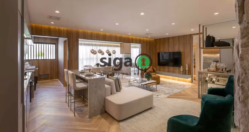 Apartamento à venda no Brooklin ? 100m², 3 dormitórios, 2 vagas com quadra de Tênis!