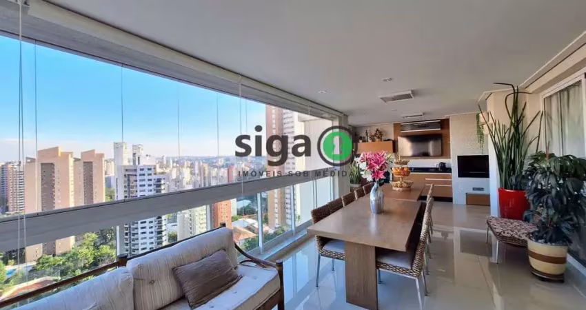 Apartamento à venda com 281m2, 3 suítes e 4 vagas na vila andrade
