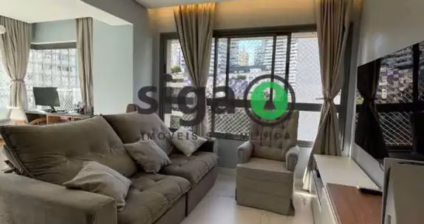 Apto para venda , semi mobiliado com 70m², 2 quartos, 1 suite, 1 vaga