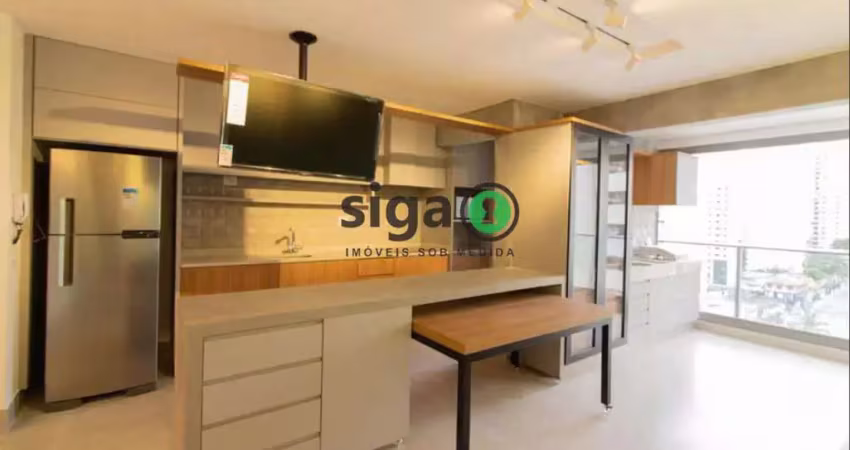 Apto em moema para locação e venda com 2 dorms sendo 1 suite, 1 vaga mobiliado