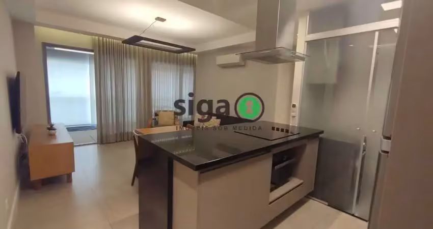 Apartamento 64m² com 1 dormitório sendo 1suíte localizado no brooklin/sp