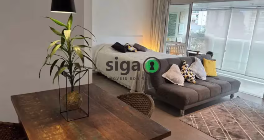 Apartamento para locação  - 50 m² - mobiliado - varanda envidraçada