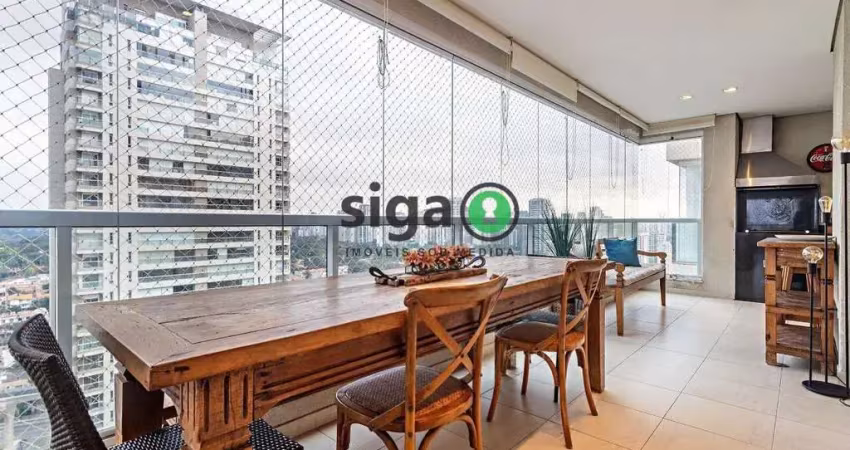Apartamento à venda com quatro suítes no campo belo.