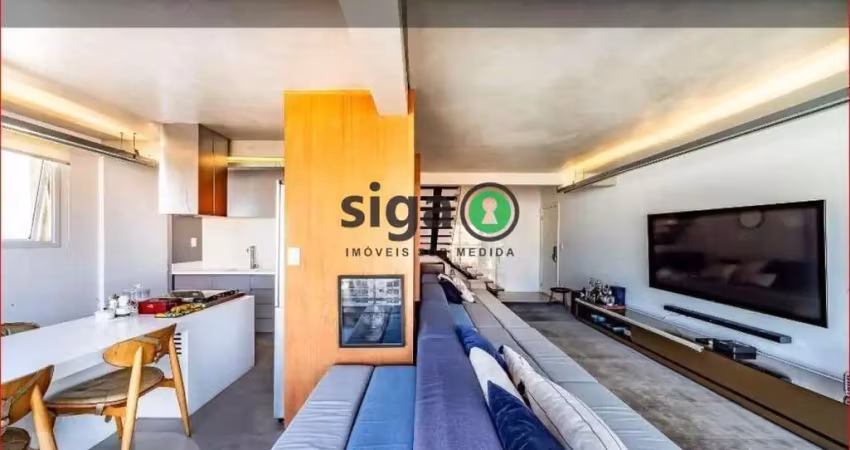 Apartamento mobiliado com 2 dormitórios à venda em pinheiros - 109m²
