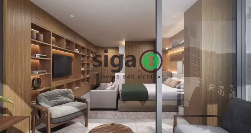 Studio 36m² perfeito para investir ou morar na vila olímpia com 1 vaga e lazer completo - funchal