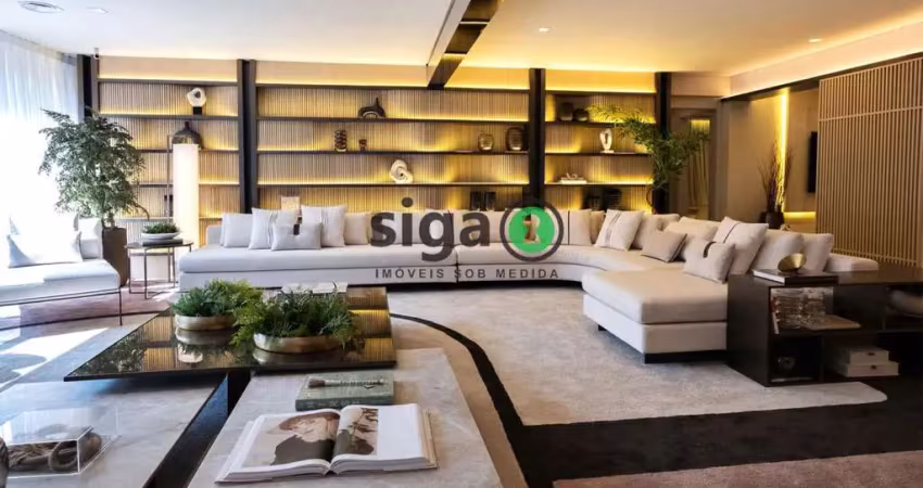 Apartamento para sua família de 262m² no brooklin com 4 suítes e 4 vagas