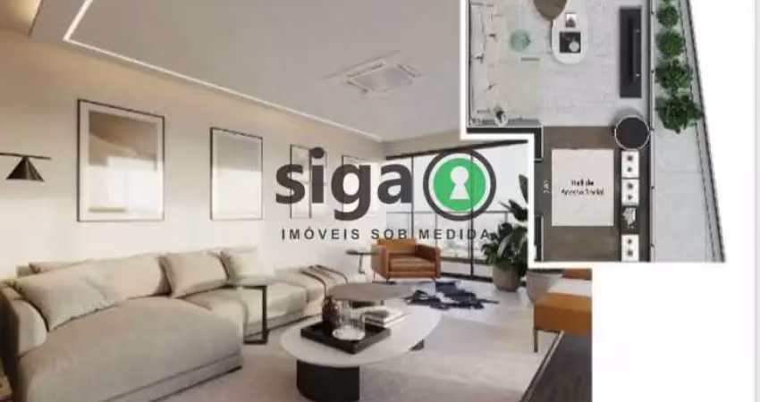 Apto à venda com 176m², com 3 suites, 2 vagas na vila olímpia, no contrapiso, recém entregue