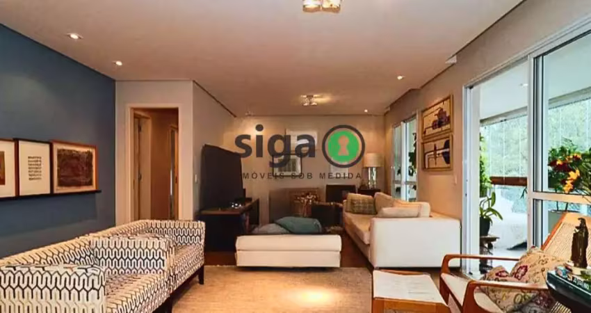 Apartamento à venda de 163m2 com 3 suítes e 3 vagas na vila andrade.