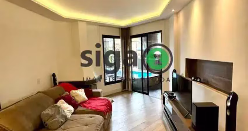 Apartamento para locação the regent com 78m², piscina privativa na varanda gourmet, 2 vagas!