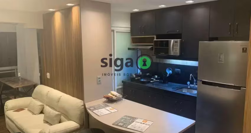 Apartamento para locação mobiliado, no brooklin, 1 quarto, 1 vaga, lazer completo!
