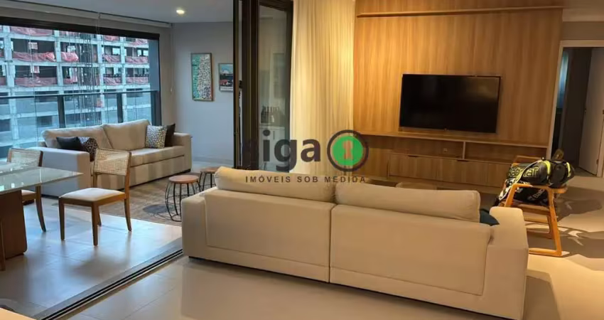 Apto para venda ou locação em perdizes, com 140m², 3 suites, 2 vagas mobiliado ou não.