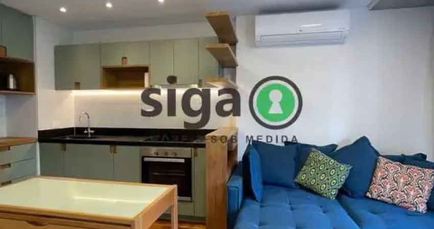 Apto para locação mobiliado com 45m², 1 suite, 1 vaga na vila madalena