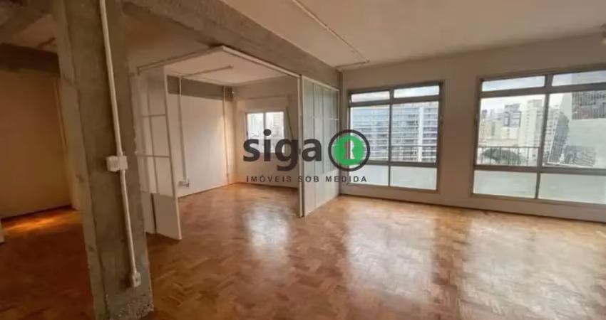 Apto com 68m² para locação com 2 dormitórios, sendo 1 suíte, 1 vaga em pinheiros, sem mobilia